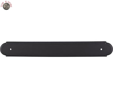 Top Knobs Cabinet Hardware Appliance Pull Beaded Back Plate 12" (c-c) - Patina Black - cabinetknobsonline