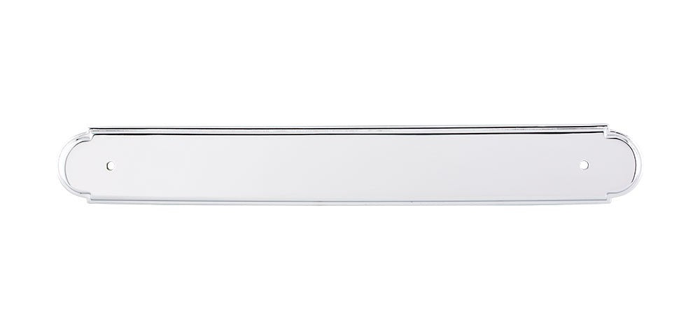Top Knobs Cabinet Hardware Appliance Pull Plain Back Plate 12" (c-c) - Polished Chrome - cabinetknobsonline