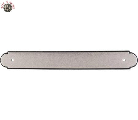 Top Knobs Cabinet Hardware Appliance Pull Plain Back Plate 12" (c-c) - Pewter Antique - cabinetknobsonline