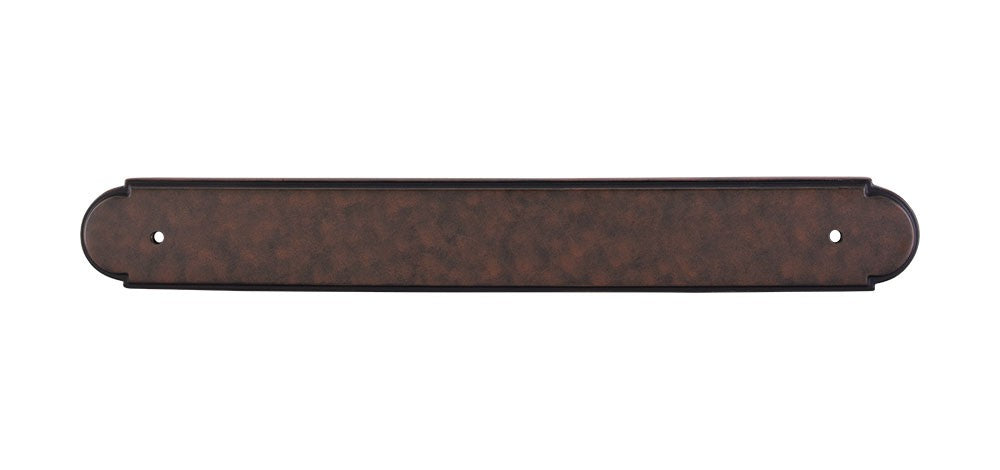 Top Knobs Cabinet Hardware Appliance Pull Plain Back Plate 12" (c-c) - Patina Rouge - cabinetknobsonline