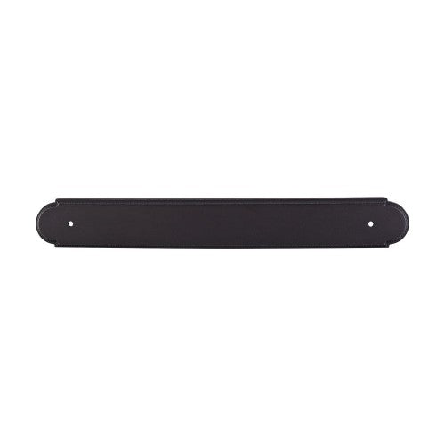 Top Knobs Cabinet Hardware Appliance Pull Plain Back Plate 12" (c-c) - Patina Black - cabinetknobsonline
