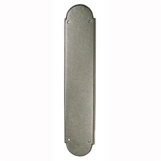 Top Knobs Cabinet Hardware Appliance Pull Plain Push Plate - Pewter - cabinetknobsonline