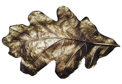 Notting Hill Cabinet Hardware Oak Leaf Cabinet Bin Pull Antique Brass 4-5-8" x 2-1-2" - cabinetknobsonline