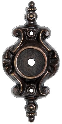 Notting Hill Cabinet Hardware Pembridge Dark Brass 1-5-16" x 2-3-4" - cabinetknobsonline