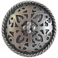 Notting Hill Cabinet Hardware Moroccan Jewel Antique Pewter 1-1-16" diameter - cabinetknobsonline