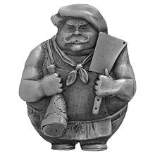 Notting Hill Cabinet Knob Butcher Antique Pewter 1-1-2 w x 1-3-4" h - cabinetknobsonline