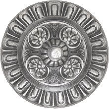 Notting Hill Back Plate Kensington Antique Pewter 1-1-2" diameter - cabinetknobsonline
