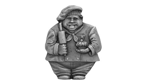 Notting Hill Cabinet Hardware Baker MAGNET Antique Pewter 1-1-2 w x 1-3-4" - cabinetknobsonline