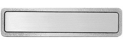 Notting Hill Cabinet Pull Plain (Custom Horizontal Engraving Available)  Antique Pewter 4" x 7-8" - cabinetknobsonline