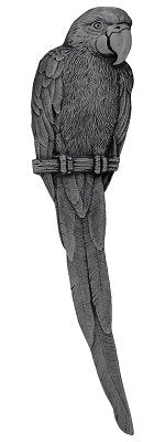 Notting Hill Cabinet Hardware McCaw (Left side) Brilliant Pewter 5-7-8" x 1-1-2" - cabinetknobsonline