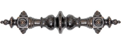 Notting Hill Cabinet Hardware Portobello Road (Plain) Dark Brass 6-3-8" x 1-1-4" - cabinetknobsonline