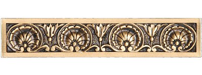 Notting Hill Cabinet Hardware Kensington 24K Satin Gold 5-3-16" x 1" - cabinetknobsonline