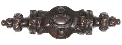 Notting Hill Cabinet Pull Pembridge Dark Brass 3-5-8" x 1" - cabinetknobsonline