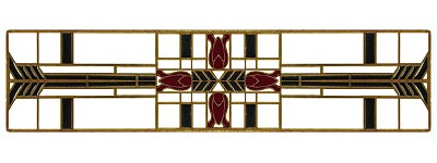 Notting Hill Cabinet Pull Prairie Tulips-Evergreen Antique Brass (Enameled) 3-3-4" x 7-8" - cabinetknobsonline