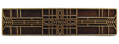 Notting Hill Cabinet Pull Prairie Tulips Antique Brass 3-3-4" x 7-8" - cabinetknobsonline