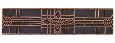 Notting Hill Cabinet Pull Prairie Tulips Antique Copper 3-3-4" x 7-8" - cabinetknobsonline
