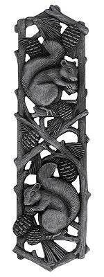 Notting Hill Cabinet Pull Grey Squirrel Antique Pewter 5" x 1-1-2" - cabinetknobsonline
