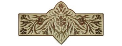 Notting Hill Cabinet Pull Dianthus-Saffron Antique Brass-Saffron  (yellow) 4-3-8" x 2-1-4" - cabinetknobsonline
