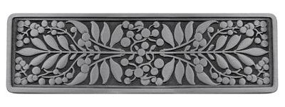Notting Hill Cabinet Pull Mountain Ash Antique Pewter  4-3-8" x 1-3-8" - cabinetknobsonline
