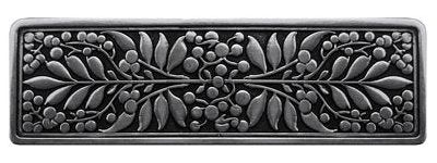 Notting Hill Cabinet Pull Mountain Ash Brilliant Pewter 4-3-8" x 1-3-8" - cabinetknobsonline