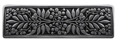 Notting Hill Cabinet Pull Mountain Ash Brilliant Pewter 4-3-8" x 1-3-8" - cabinetknobsonline
