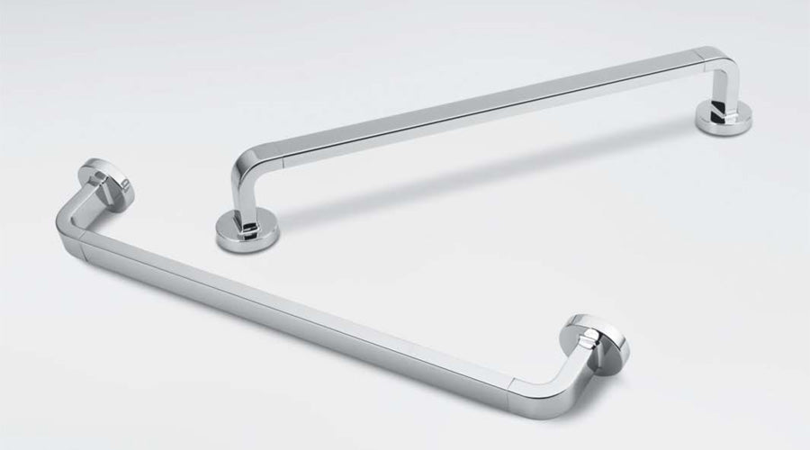 Colombo Design Nordic Collection Towel Bar Chrome 39cm - cabinetknobsonline