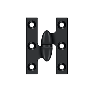 Deltana Architectural Hardware Specialty Solid Brass Hinges & Finials 2" x 1-2" Hinge each - cabinetknobsonline