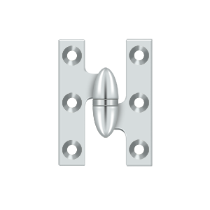 Deltana Architectural Hardware Specialty Solid Brass Hinges & Finials 2" x 1-2" Hinge each - cabinetknobsonline