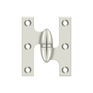 Deltana Architectural Hardware Specialty Solid Brass Hinges & Finials 2 1-2" x 2" Hinge each - cabinetknobsonline