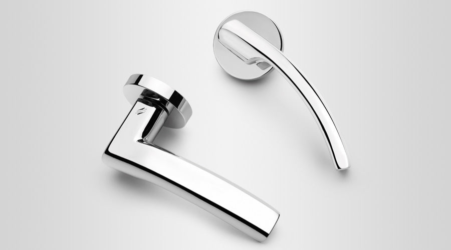 Colombo Design Door Lever OLLY Handle LC61NA-Passage - cabinetknobsonline