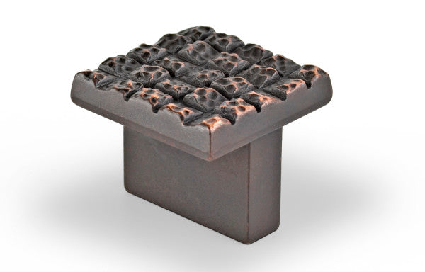 TOPEX DECORATIVE CABINET HARDWARE MOSAIC DESIGN SQUARE KNOB - cabinetknobsonline