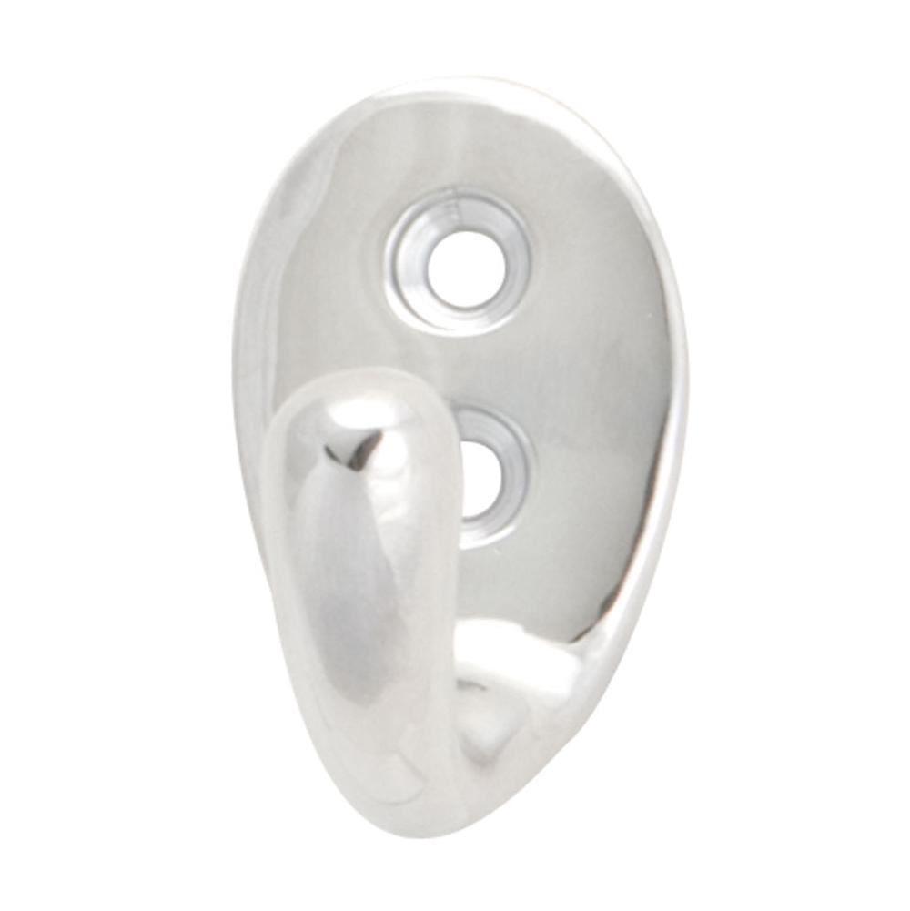 Belwith-Keeler Cabinet Hardware Utility Hooks Collection Utility Hook 1-2 Inch Center to Center Chrome Finish - cabinetknobsonline