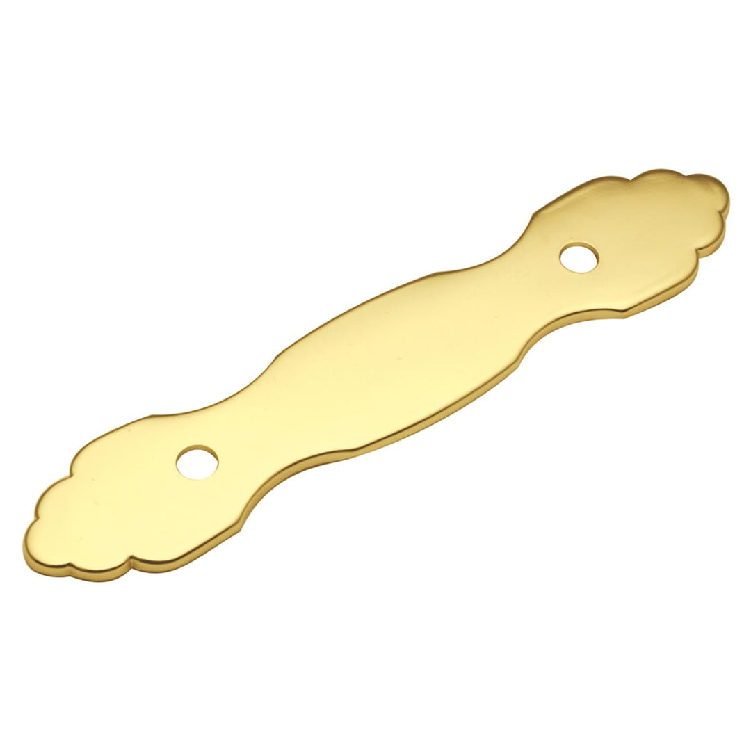 Hickory Hardware Transitional 5-1-2" x 1" Backplate from the Polished Accents Collection - cabinetknobsonline