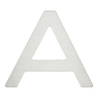 ATLAS HOMEWARES CABINET HARDWARE PARAGON LETTER A STAINLESS STEEL - cabinetknobsonline