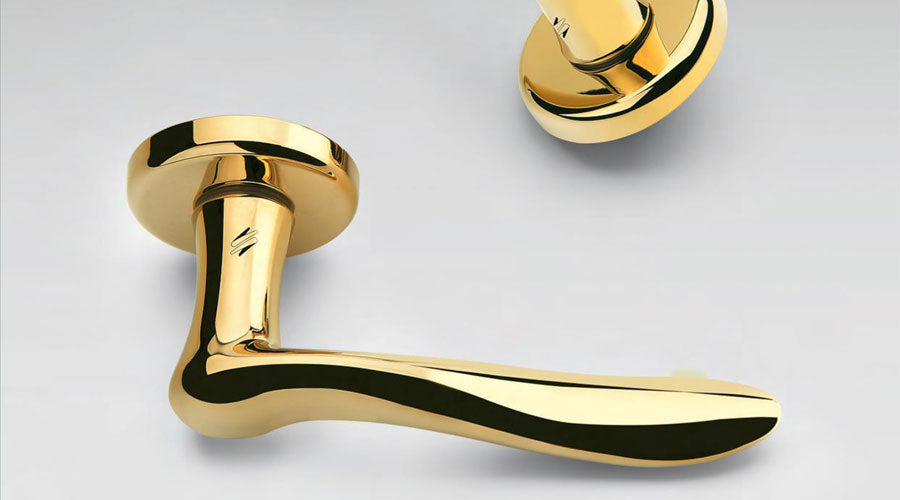 Colombo Design Door Lever PETER Handle ID11NA-Passage - cabinetknobsonline