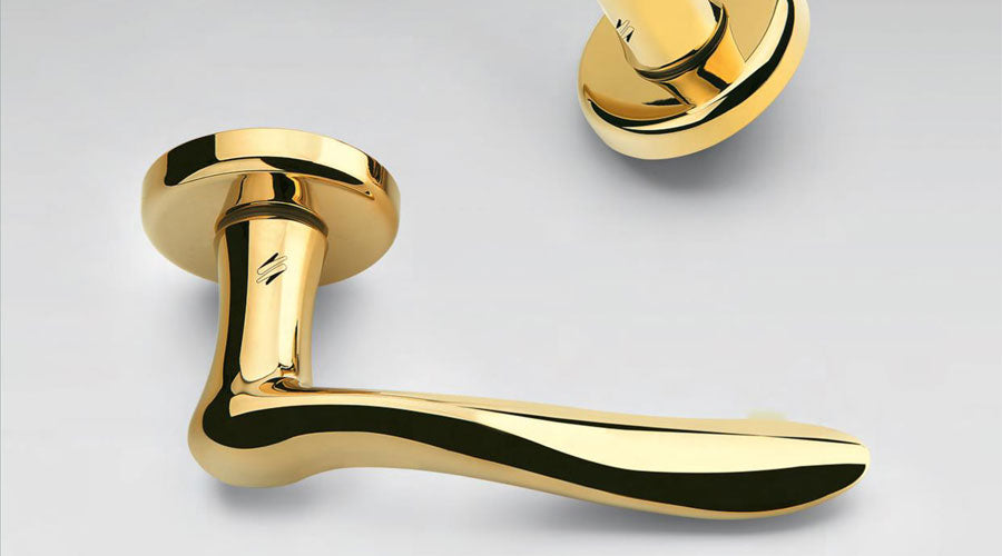 Colombo Design Door Lever PETER Handle ID11NA-Key Lock-Dead Bolt - cabinetknobsonline