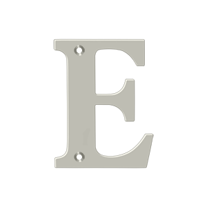 Deltana Architectural Hardware Home Accessories 4" Residential Letter E each - cabinetknobsonline