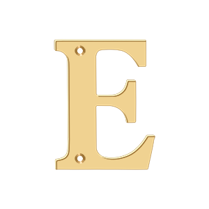 Deltana Architectural Hardware Home Accessories 4" Residential Letter E each - cabinetknobsonline
