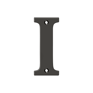 Deltana Architectural Hardware Home Accessories 4" Residential Letter I each - cabinetknobsonline