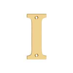 Deltana Architectural Hardware Home Accessories 4" Residential Letter I each - cabinetknobsonline