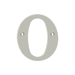 Deltana Architectural Hardware Home Accessories 4" Residential Letter O each - cabinetknobsonline