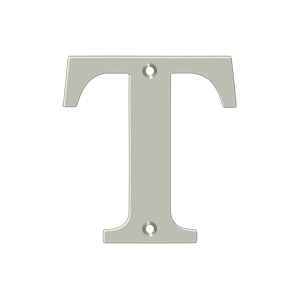 Deltana Architectural Hardware Home Accessories 4" Residential Letter T each - cabinetknobsonline