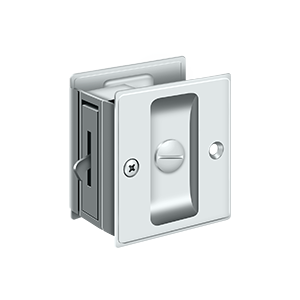 Deltana Architectural Hardware Door Accessories Pocket Locks, 2 1-2"x 2 3-4" Privacy each - cabinetknobsonline