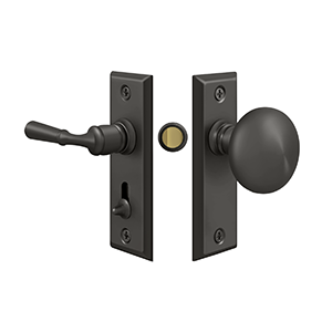 Deltana Architectural Hardware Door Accessories Storm Door Latch, Rectangular, Tubular Lock each - cabinetknobsonline