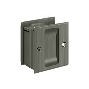 Deltana Architectural Hardware Door Accessories Pocket Locks, 2 1-2"x 2 3-4" Passage each - cabinetknobsonline