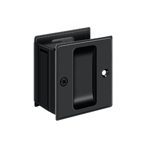 Deltana Architectural Hardware Door Accessories Pocket Locks, 2 1-2"x 2 3-4" Passage each - cabinetknobsonline