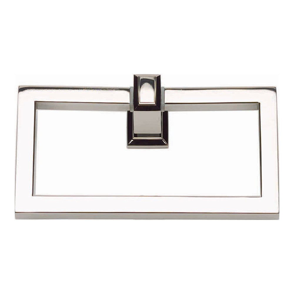 ATLAS HOMEWARES CABINET HARDWARE SUTTON PLACE TOWEL RING POLISHED NICKEL - cabinetknobsonline