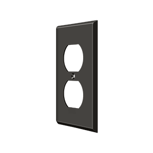 Deltana Architectural Hardware Home Accessories Switch Plate, Double Outlet each - cabinetknobsonline