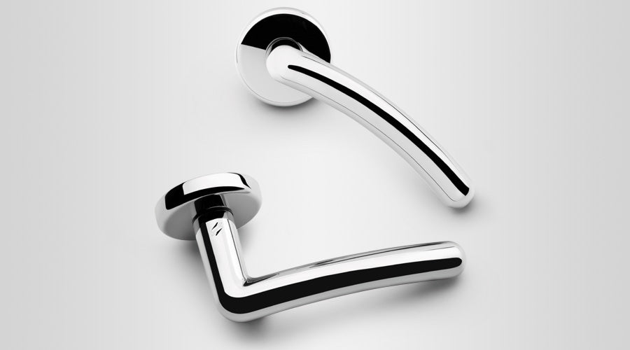 Colombo Design Door Lever SIRIO CD11NA-PASSAGE - cabinetknobsonline