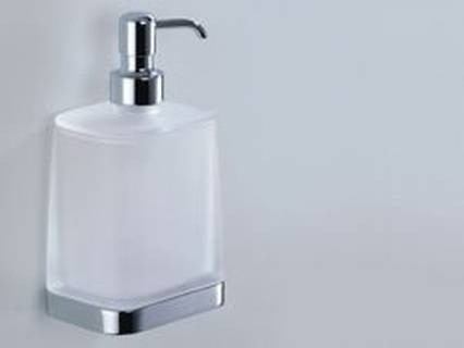 Colombo Design Time Collection Wall Mounted Soap Dispenser - Chrome - cabinetknobsonline